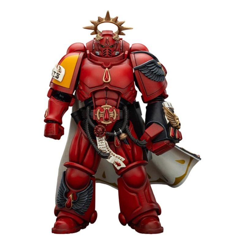 Figura Combat Patrol Blood Angels de Capitán con Pistola Ígnea y Puño de Combate en Warhammer 40000 por JoyToy