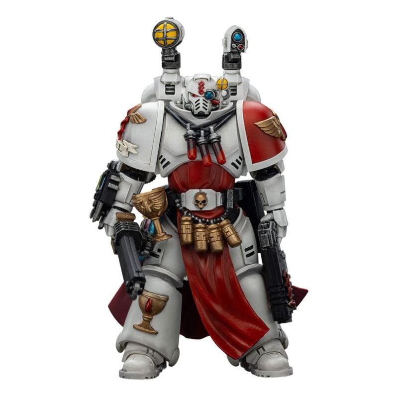 Figura Combat Patrol Blood Angels de Sacerdote Sanguinario con Pistola Pesada Espada Sierra y Narthecium en Warhammer 40000 por JoyToy