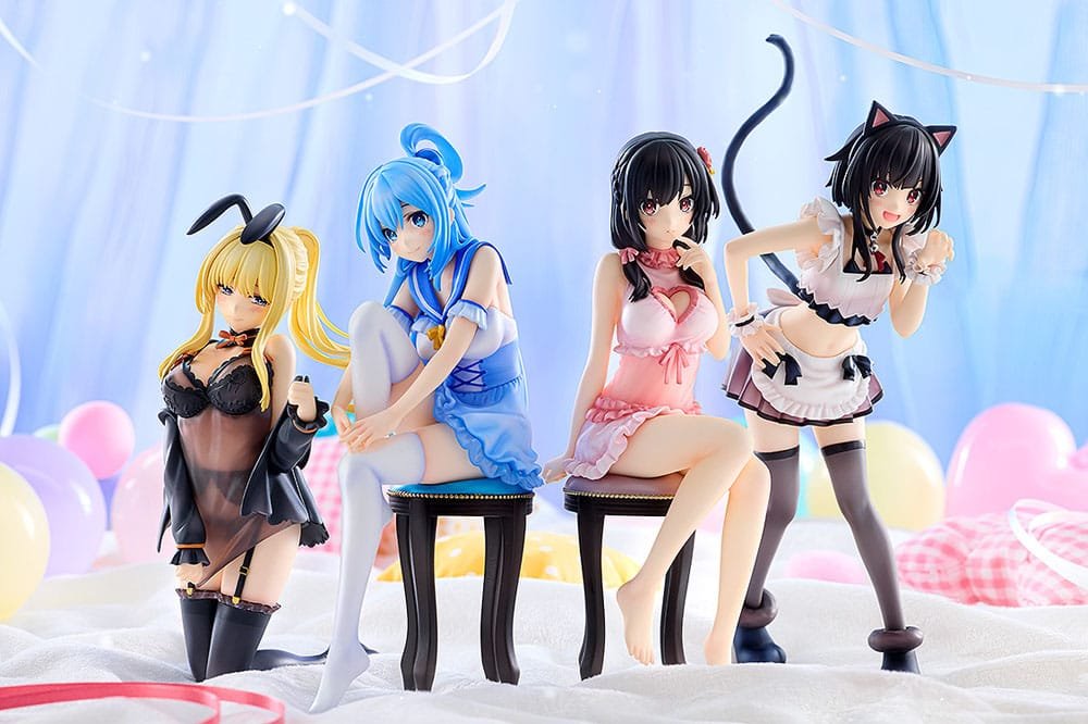 Estatua PVC de Megumin Light Novel Catgirl Maid Ver. en KonoSuba God's blessing on this wonderful world! por Kadokawa - Imagen 9