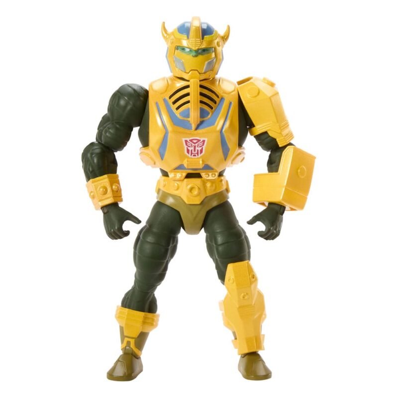 Figura Bumblebee Armor Man-At-Arms en Masters del Universo x Transformers por Mattel