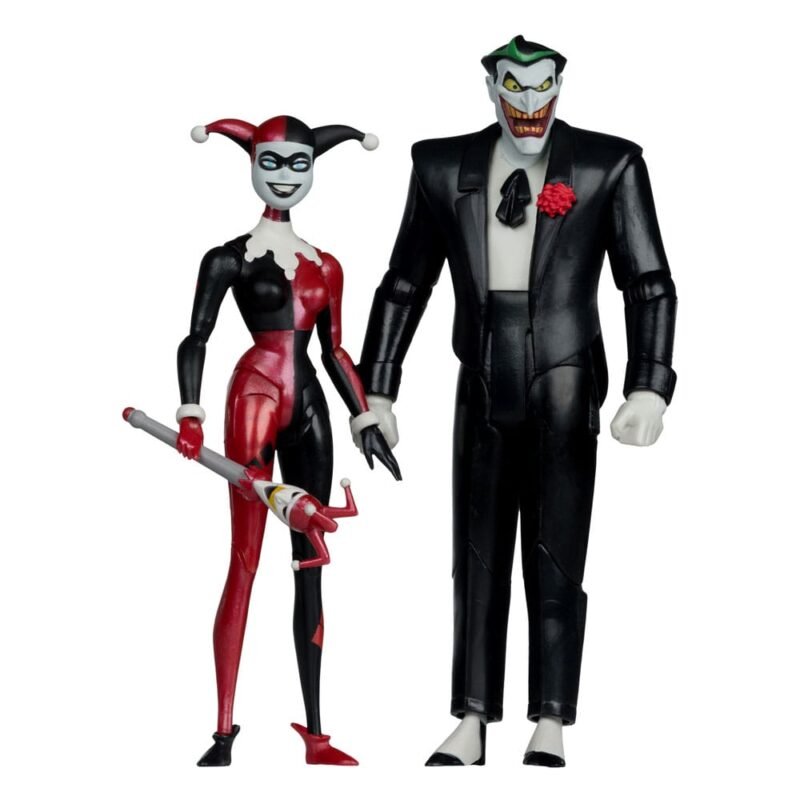 Figuras DC Direct de Harley Quinn y el Joker en Batman: La serie animada por McFarlane Toys