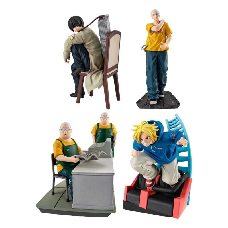 Pack Petitrama EX Series Cut Out Scenes de 4 figuras en Sakamoto Days por Megahouse