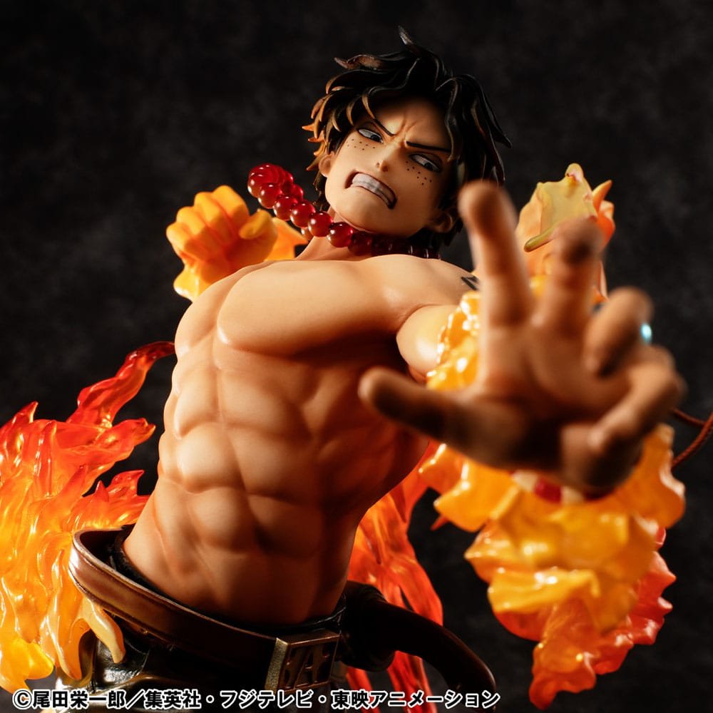 Estatua PVC P.O.P. NEO-Maximum de Portgas D. Ace 15th Anniversary Super Limited Reprint Ver. en One Piece por Megahouse - Imagen 2