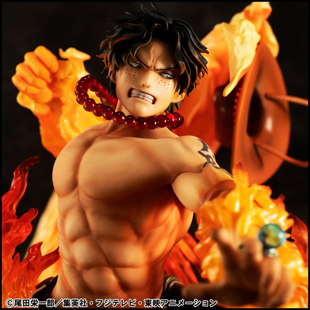 Estatua PVC P.O.P. NEO-Maximum de Portgas D. Ace 15th Anniversary Super Limited Reprint Ver. en One Piece por Megahouse - Imagen 7