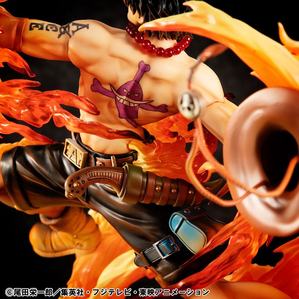 Estatua PVC P.O.P. NEO-Maximum de Portgas D. Ace 15th Anniversary Super Limited Reprint Ver. en One Piece por Megahouse - Imagen 9