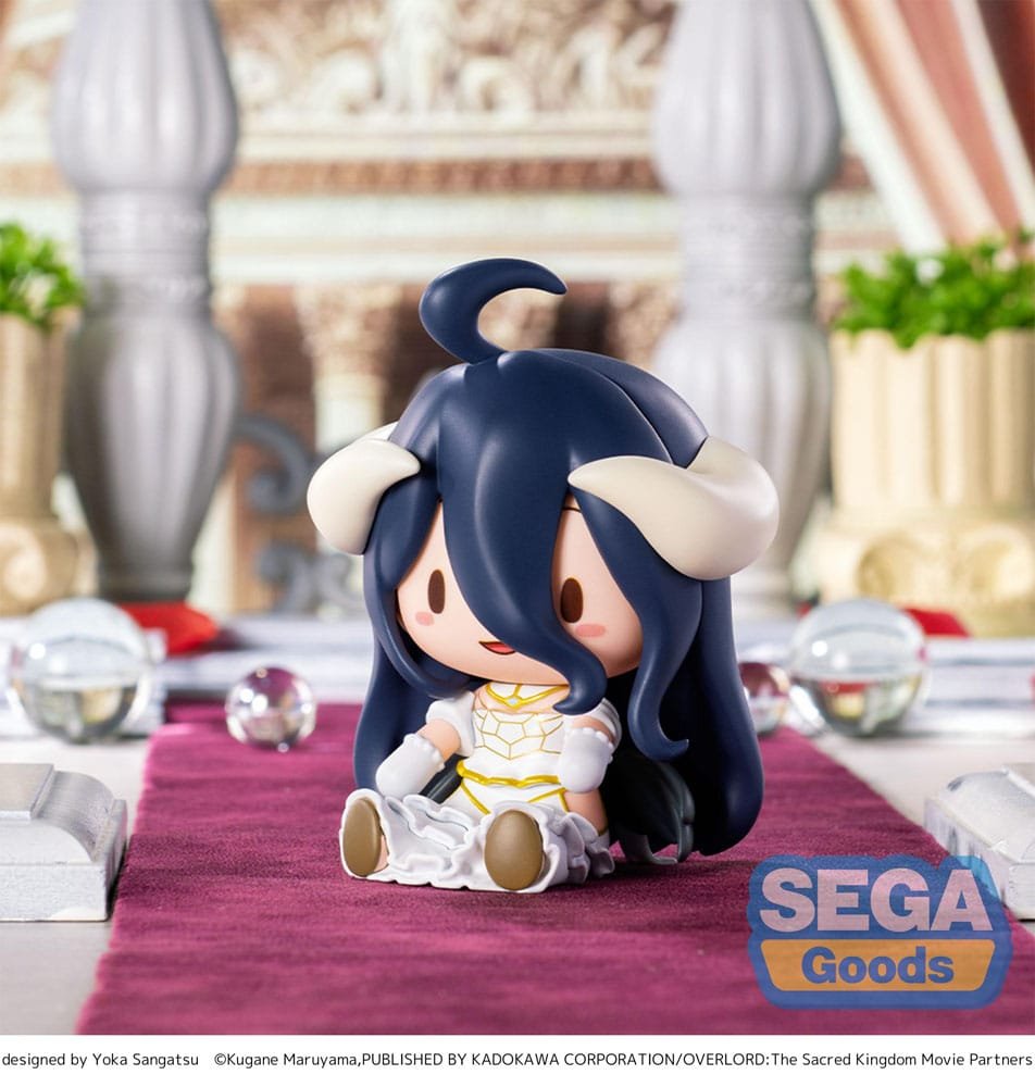 Minifigura Fuwa Petit Chibi PVC de Albedo en Overlord por Sega - Imagen 8