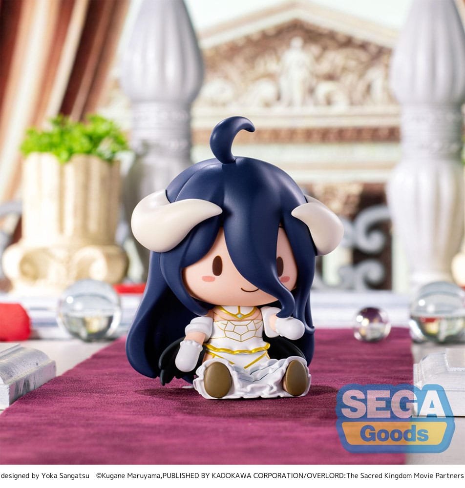 Minifigura Fuwa Petit Chibi PVC de Albedo en Overlord por Sega - Imagen 9