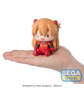Minifigura Fuwa Petit Chibi de Asuka Plug Suit en Evangelion: New Theatrical Edition por Sega - Imagen 5