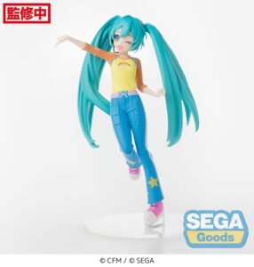 Estatua PVC Desktop x Decorate Collections Hatsune Miku Love Costume Ver. en Hatsune Miku x Love and Berry Dress Up and Dance! por Sega - Imagen 2
