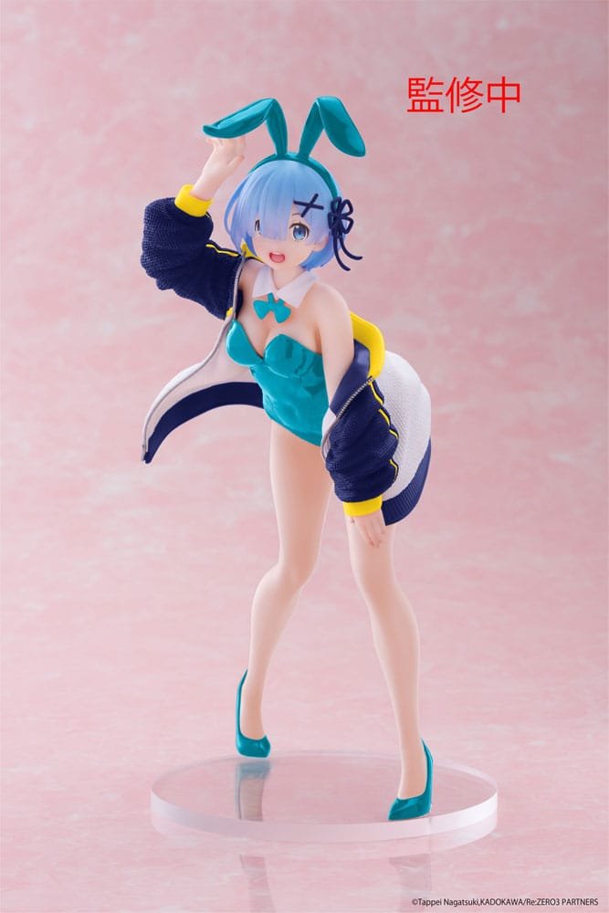 Estatua Coreful PVC Rem Jacket Bunny Renewal Ver. en Re:Zero por Taito Prize