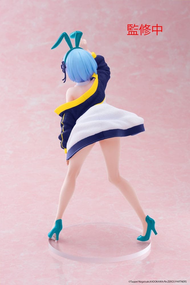Estatua Coreful PVC Rem Jacket Bunny Renewal Ver. en Re:Zero por Taito Prize - Imagen 3