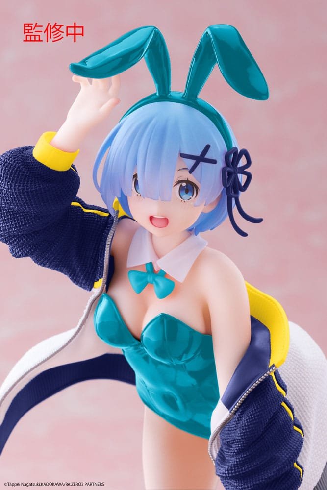 Estatua Coreful PVC Rem Jacket Bunny Renewal Ver. en Re:Zero por Taito Prize - Imagen 4