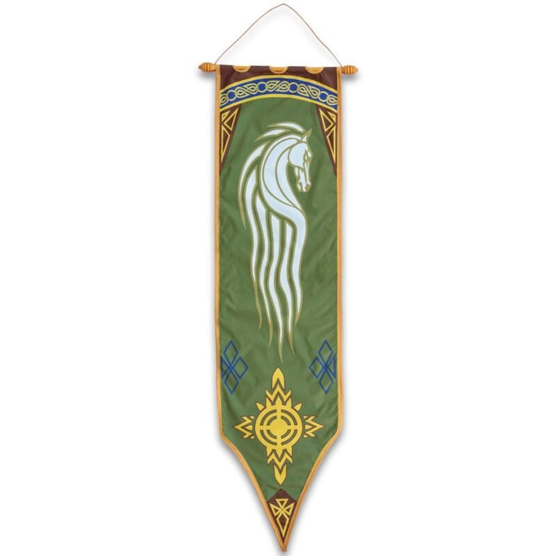 Réplica del estandarte de Rohan en El Señor de los Anillos por United Cutlery