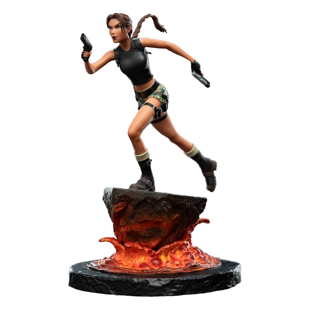 Estatua Lara Croft The Sanctuary of Flame en Tomb Raider por Weta Workshop