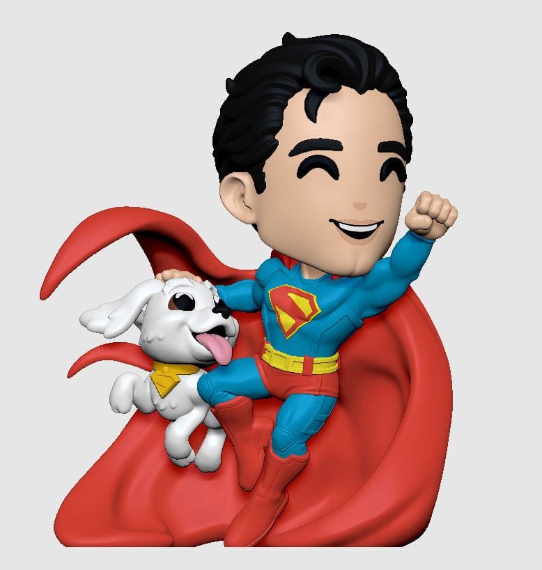 Figura Vinyl Superman y Krypto en Superman 2025 por Youtooz