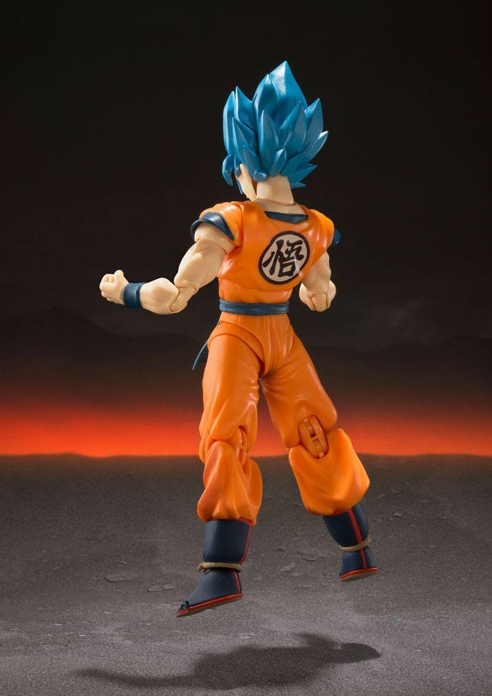 Figura S.H.Figuarts de Super Saiyan God Super Saiyan Goku en Dragon Ball Super Broly por Bandai Tamashii Nations - Imagen 3
