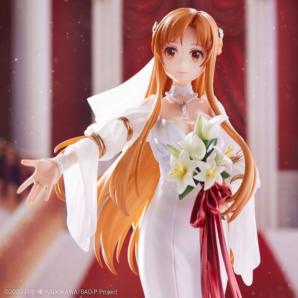 Estatua PVC 1/7 de Asuna Wedding Ver. en Sword Art Online por Design COCO - Imagen 4
