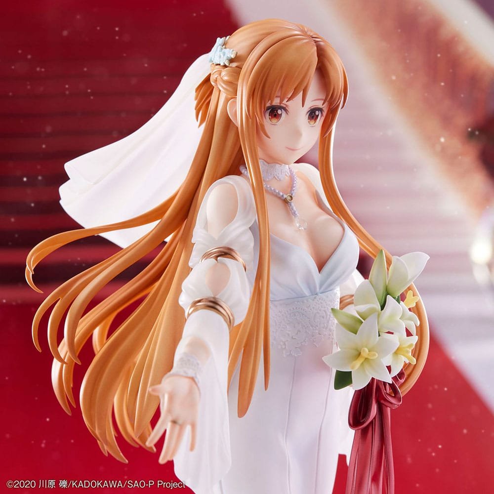 Estatua PVC 1/7 de Asuna Wedding Ver. en Sword Art Online por Design COCO - Imagen 5