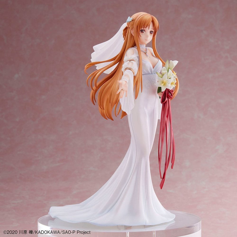 Estatua PVC 1/7 de Asuna Wedding Ver. en Sword Art Online por Design COCO - Imagen 6