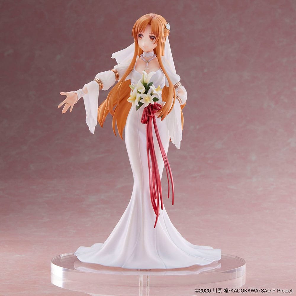 Estatua PVC 1/7 de Asuna Wedding Ver. en Sword Art Online por Design COCO - Imagen 7