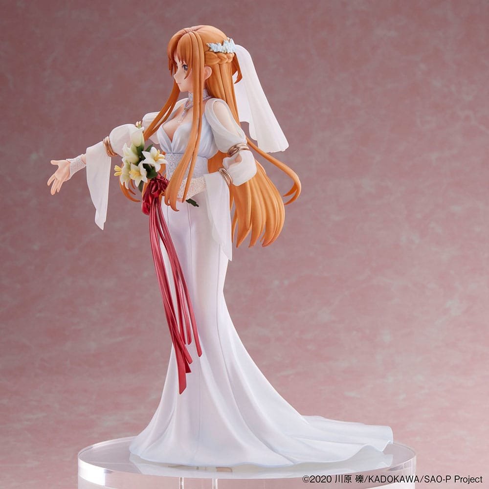 Estatua PVC 1/7 de Asuna Wedding Ver. en Sword Art Online por Design COCO - Imagen 8