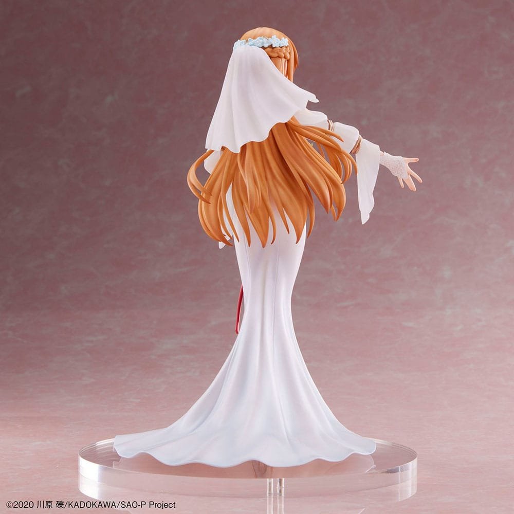 Estatua PVC 1/7 de Asuna Wedding Ver. en Sword Art Online por Design COCO - Imagen 9