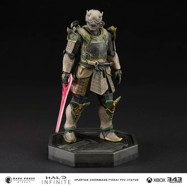Estatua PVC de Spartan Chonmage Yokai en Halo Infinite por Dark Horse