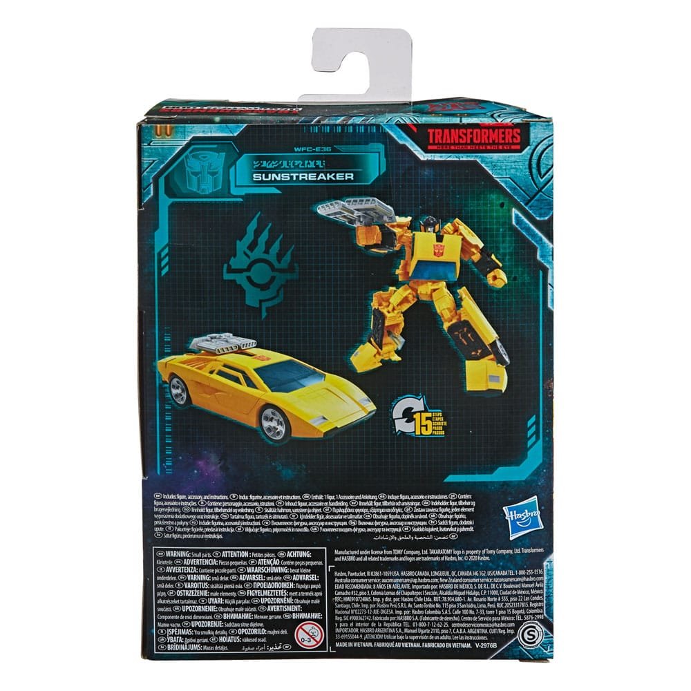 Figura Transformers Generations War for Cybertron Earthrise Deluxe Class de Sunstreaker por Hasbro - Imagen 7