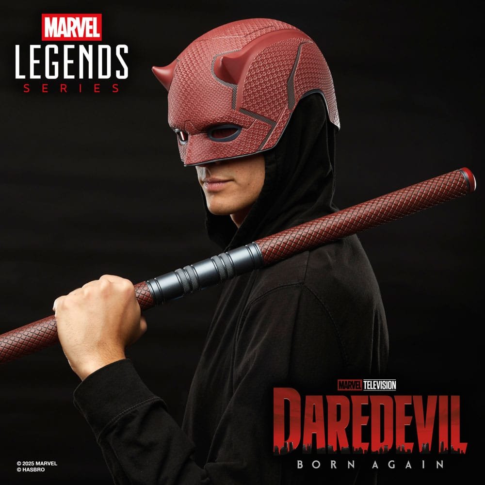 Máscara Premium y Bastón de Combate Marvel Legends de Daredevil en Daredevil Born Again por Hasbro - Imagen 2
