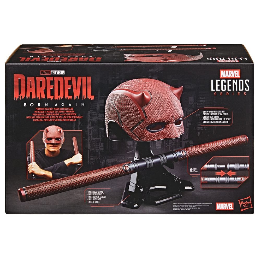 Máscara Premium y Bastón de Combate Marvel Legends de Daredevil en Daredevil Born Again por Hasbro - Imagen 8