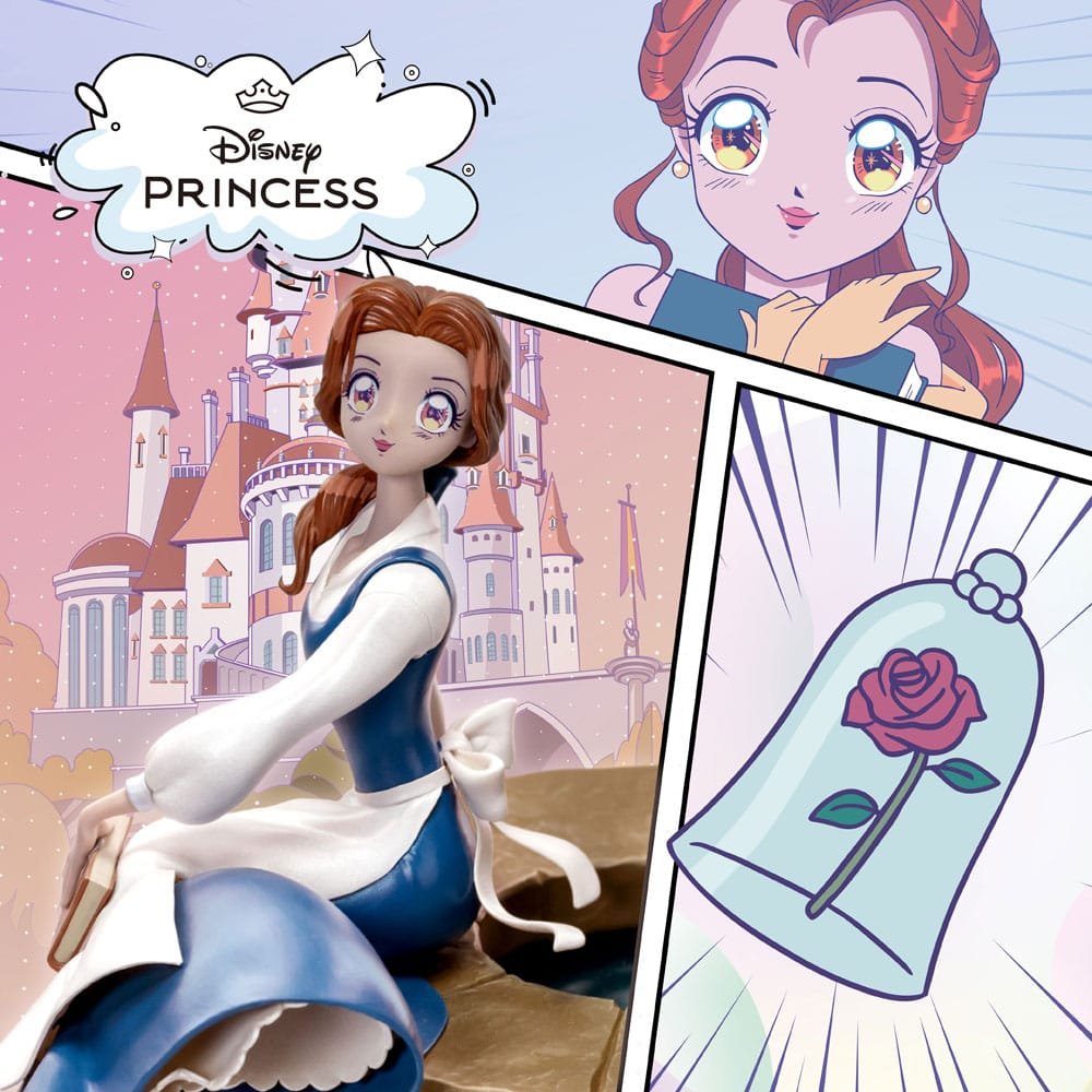 Estatua Anime Princess Scale de Bella en Disney por Iron Studios - Imagen 5