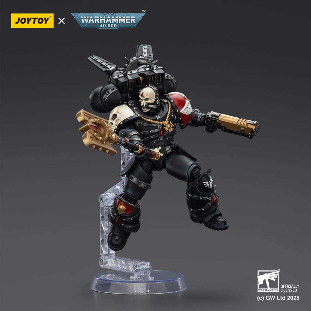 Figura de Lemartes With Jump Pack de Blood Angels en Warhammer 40k por Joy Toy - Imagen 5