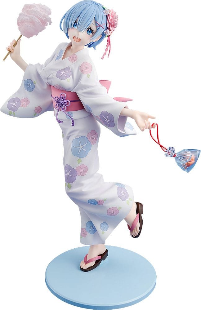 Estatua PVC 1/8 de Rem Yukata Ver. Renewal Package Edition en Re:Zero por Kadokawa
