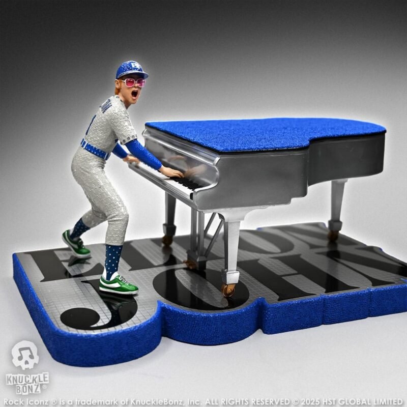 Estatua Rock Iconz de Elton John por Knucklebonz