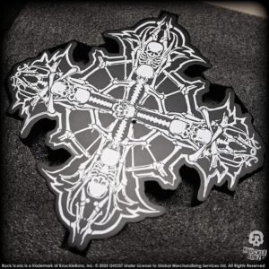 Estatua Rock Iconz de Papa V Perpetua Purple Robes en Ghost por Knucklebonz - Imagen 2