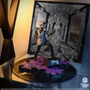 Estatua Rock Iconz de Papa V Perpetua Top Hat en Ghost por Knucklebonz - Imagen 2