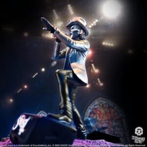 Estatua Rock Iconz de Papa V Perpetua Top Hat en Ghost por Knucklebonz - Imagen 3