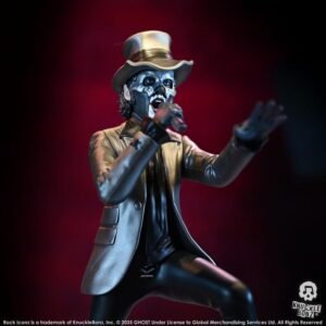 Estatua Rock Iconz de Papa V Perpetua Top Hat en Ghost por Knucklebonz - Imagen 7