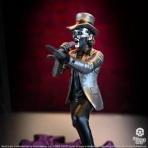 Estatua Rock Iconz de Papa V Perpetua Top Hat en Ghost por Knucklebonz - Imagen 9