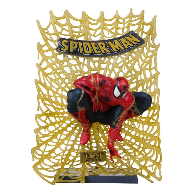 Estatua PVC 1/6 de Spider-Man Gold Edition en Marvel Collection por McFarlane Toys