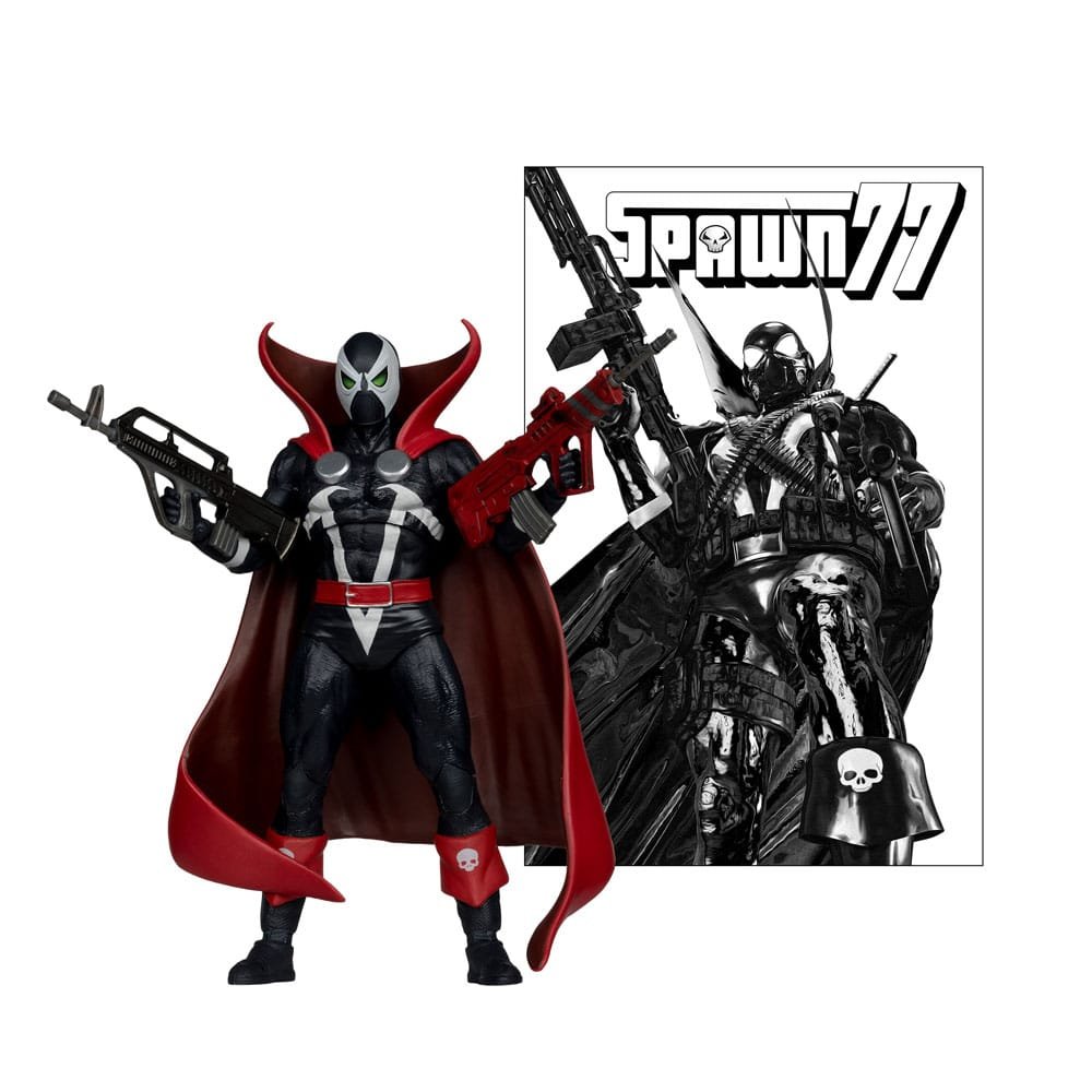 Figura Page Punchers de Spawn 1977 Red and Black Chase Red Platinum Edition en Spawn por McFarlane Toys - Imagen 3