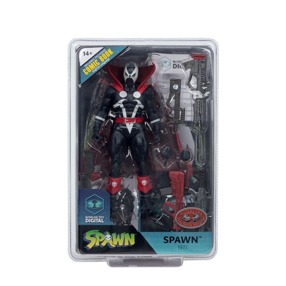 Figura Page Punchers de Spawn 1977 Red and Black Chase Red Platinum Edition en Spawn por McFarlane Toys - Imagen 8