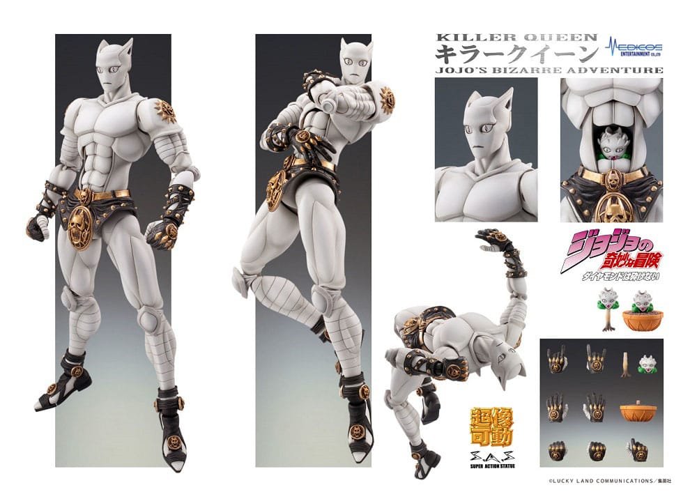 Figura Super Action Chozokado de Killer Queen en JoJo’s Bizarre Adventure Diamond Is Unbreakable por Medicos Entertainment - Imagen 5