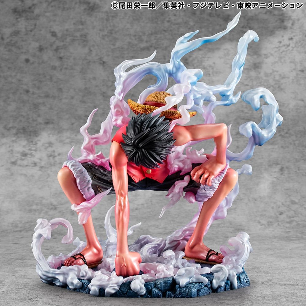Estatua PVC P.O.P. Monkey D. Luffy Gear 2 Limited Edition en One Piece por Megahouse