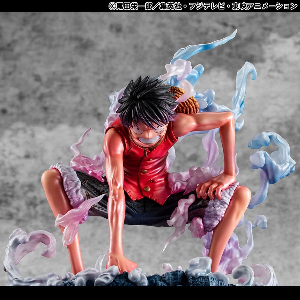 Estatua PVC P.O.P. Monkey D. Luffy Gear 2 Limited Edition en One Piece por Megahouse - Imagen 3