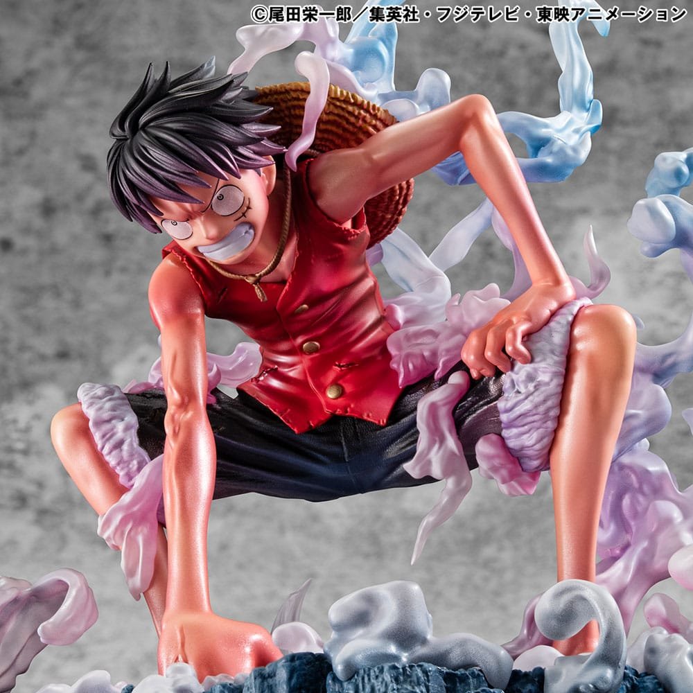 Estatua PVC P.O.P. Monkey D. Luffy Gear 2 Limited Edition en One Piece por Megahouse - Imagen 4