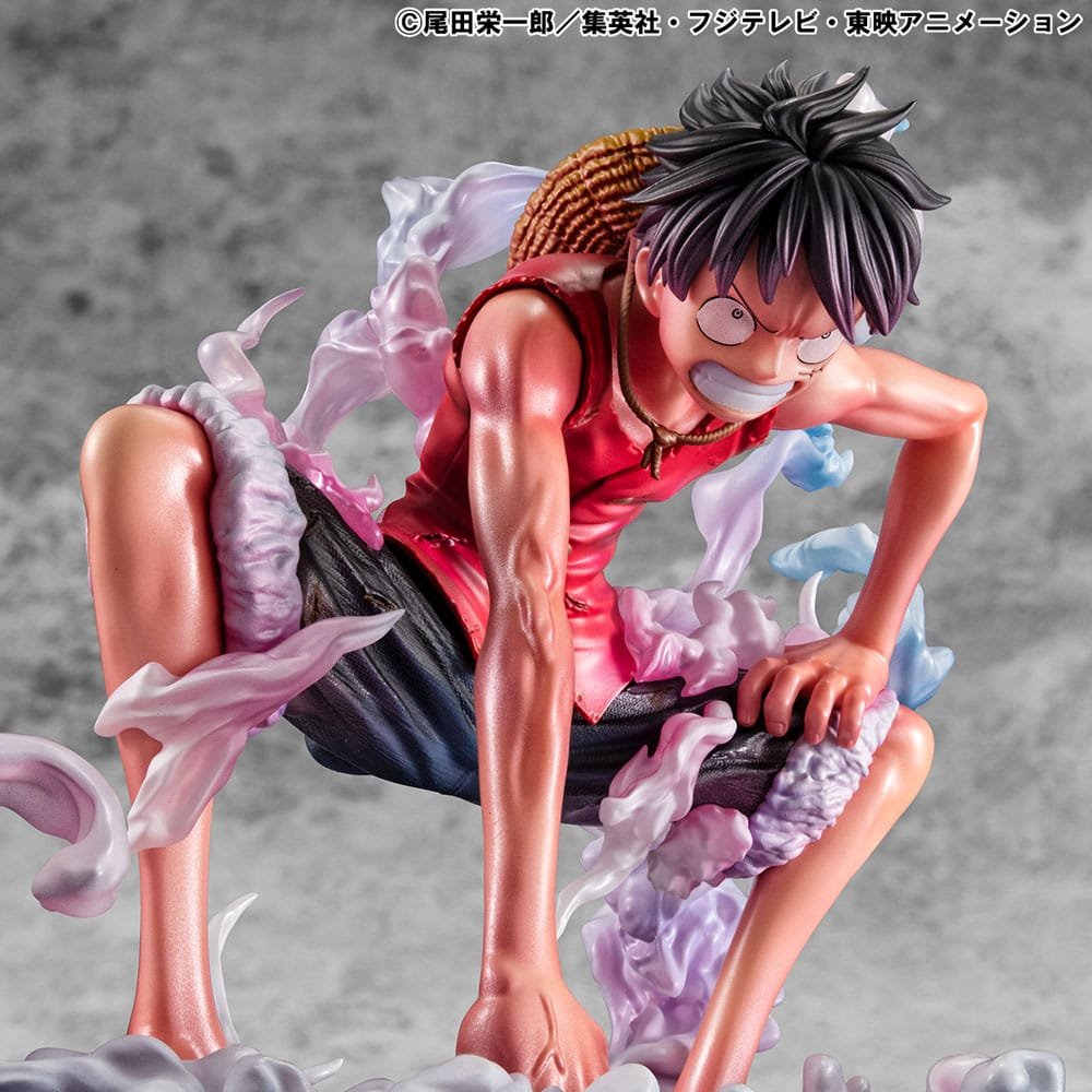 Estatua PVC P.O.P. Monkey D. Luffy Gear 2 Limited Edition en One Piece por Megahouse - Imagen 6