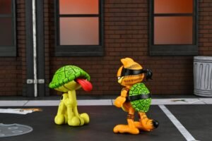 Pack de 2 Figuras Ultimate Garfello y Odie en Teenage Mutant Ninja Turtles Archie Comics x Garfield por NECA - Imagen 3