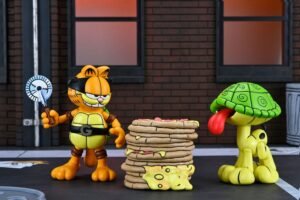 Pack de 2 Figuras Ultimate Garfello y Odie en Teenage Mutant Ninja Turtles Archie Comics x Garfield por NECA - Imagen 5