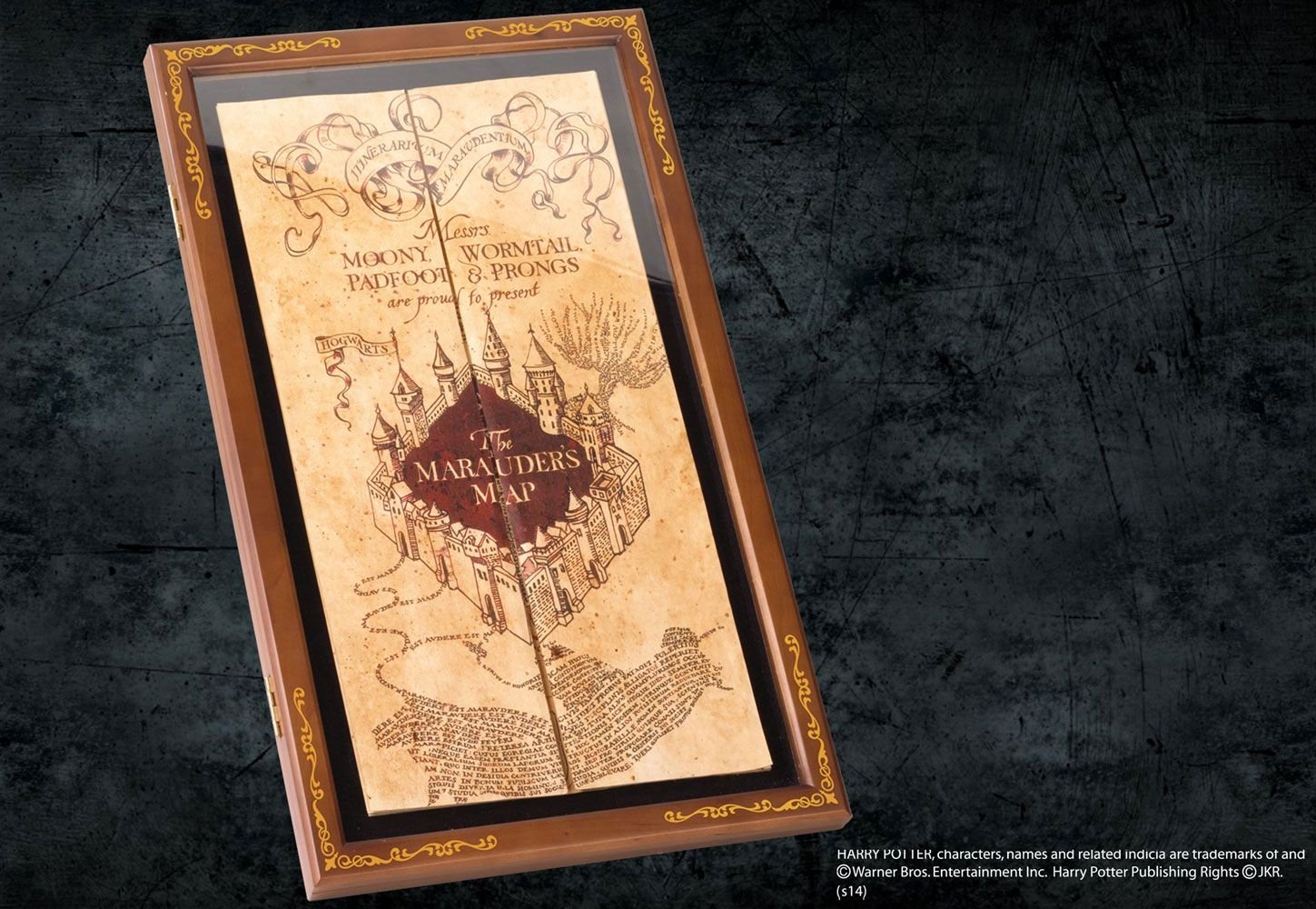 Expositor del Mapa del Merodeador en Harry Potter por Noble Collection